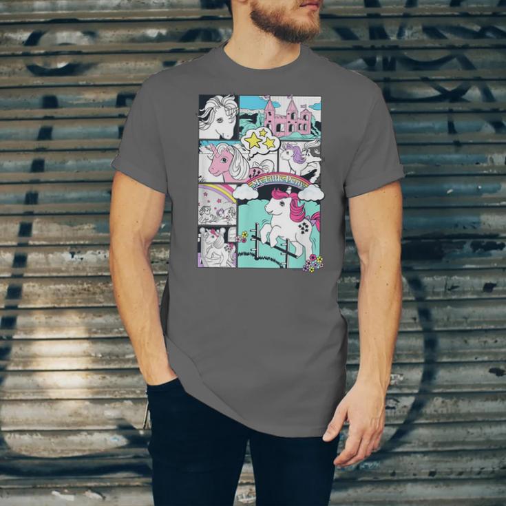 My Little Pony Classic Vintage Rainbow Castle Comic Book Unisex Jersey T-Shirt
