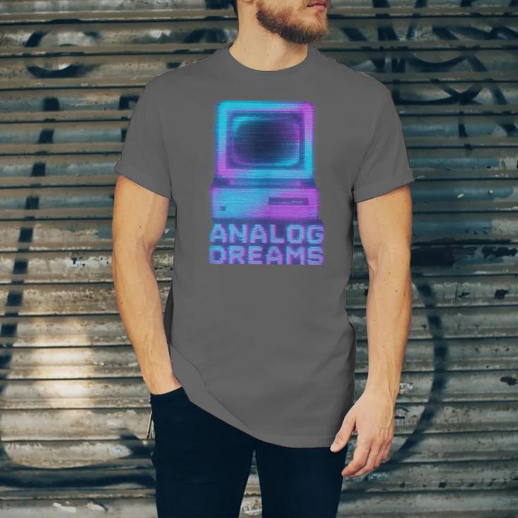Lofi Reverie Analog Dreams Pixel 90s Desktop VHS Nostalgia Unisex Jersey T-Shirt