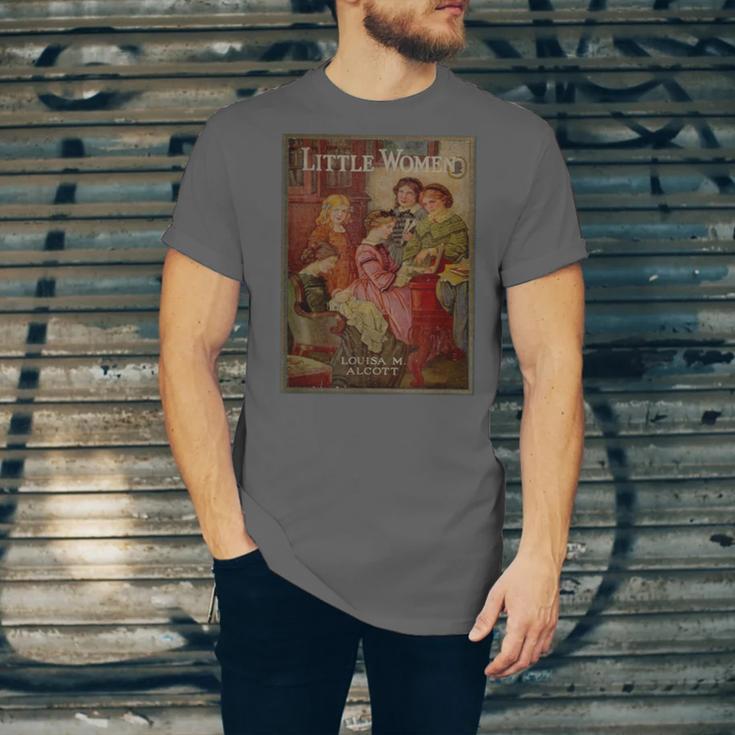 Louisa May Alcott Coming Of Age Novel Little Women Book Cover Small Unisex Jersey T-Shirt Louisa May Alcott Coming Of Age Novel Little Women Book Cover Small Unisex Jersey T-Shirt