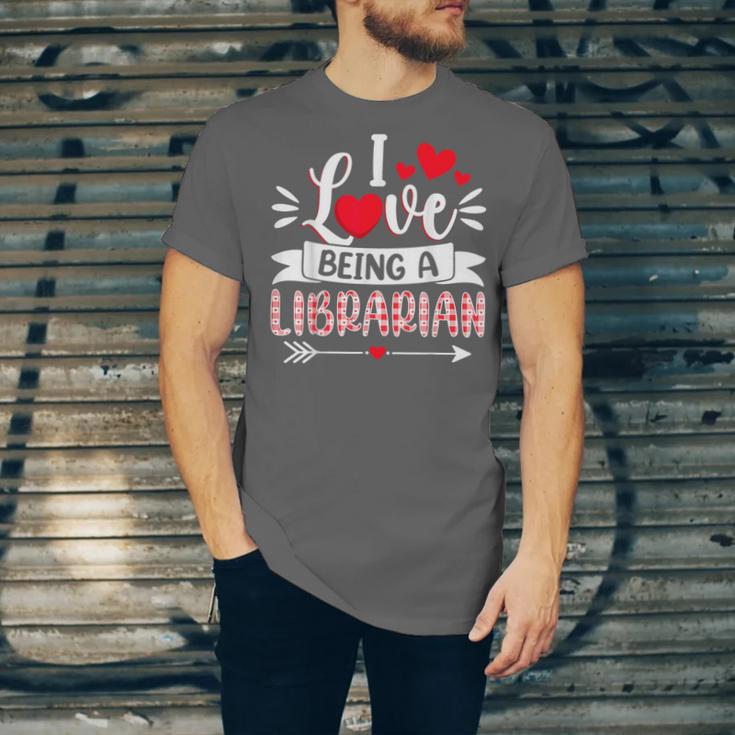I Love Being A Librarian Library Book Valentine's Day Unisex Jersey T-Shirt I Love Being A Librarian Library Book Valentine's Day Unisex Jersey T-Shirt