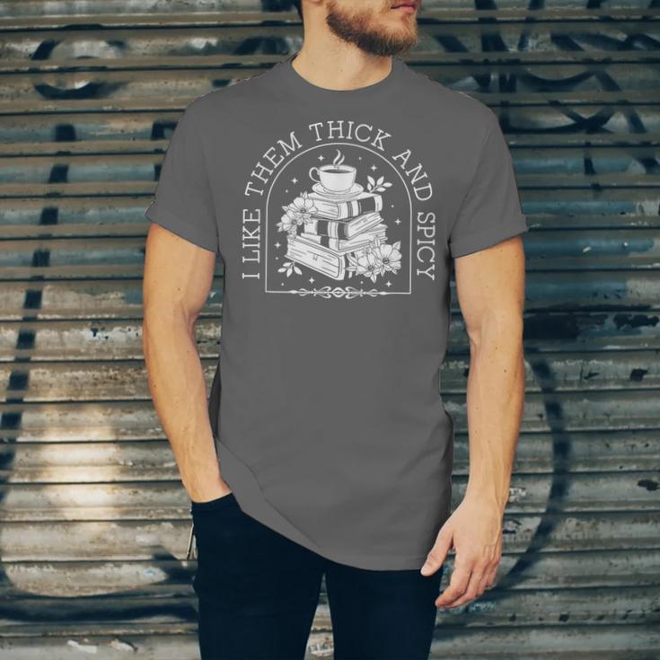 I Like Them Thick And Spicy Smut Book Reader Unisex Jersey T-Shirt