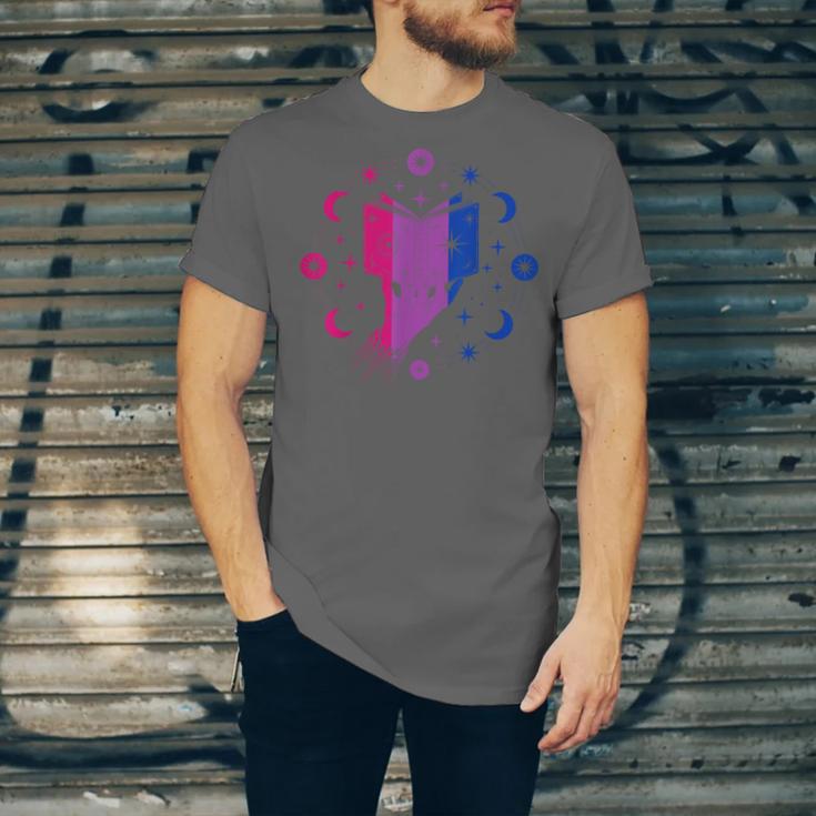 Magic Bi-Pride Book Of Cosmic Energy Unisex Jersey T-Shirt