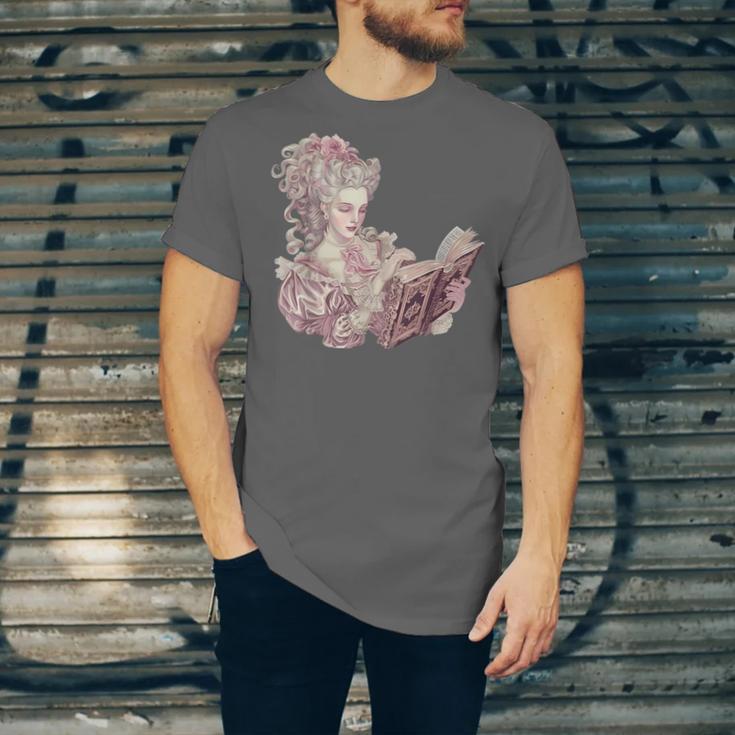 Marie Antoinette Reading A Book Unisex Jersey T-Shirt Marie Antoinette Reading A Book Unisex Jersey T-Shirt