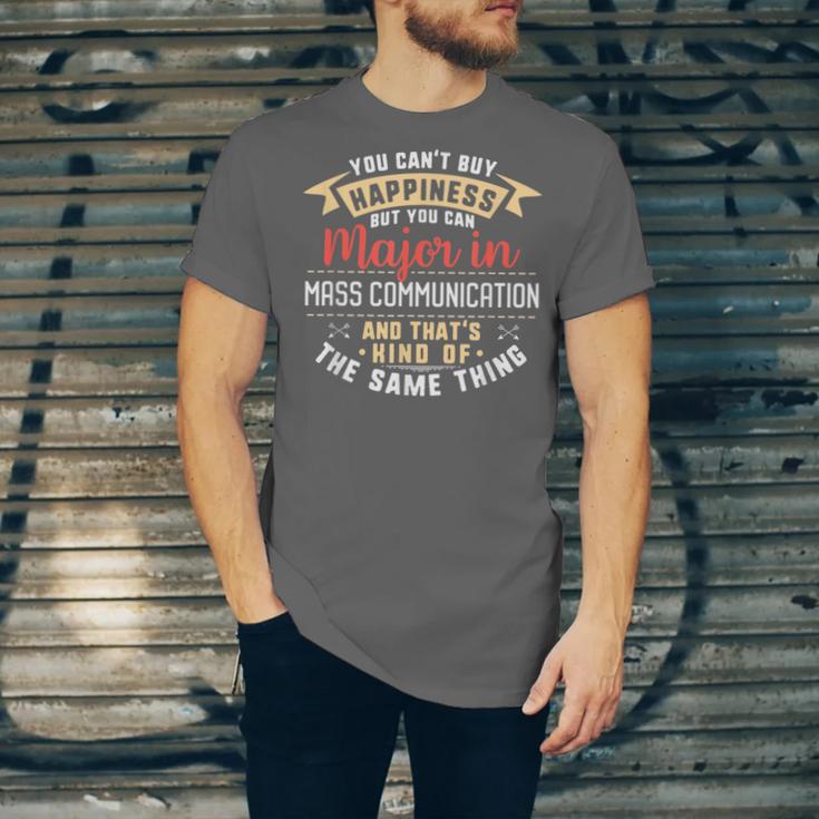 Mass Communication Major Student Shirt Graduation Unisex Jersey T-Shirt