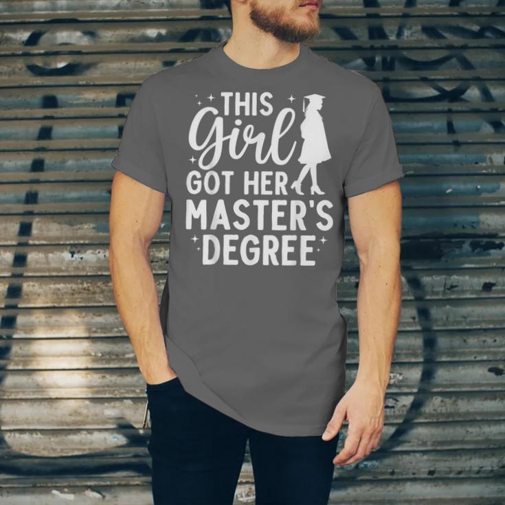 Masters Degree Art For Women Girls Masters Degree Graduation Unisex Jersey T-Shirt
