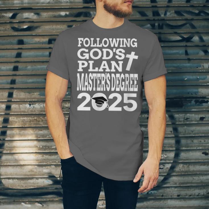 Masters Degree Graduation 2025 Christian MSW MPH MBA Unisex Jersey T-Shirt