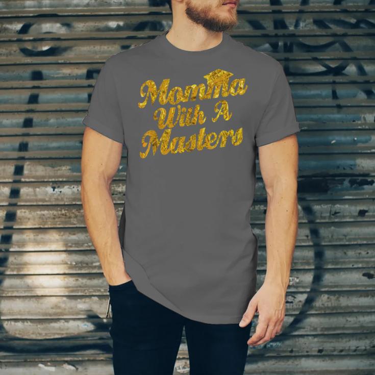 Masters Degree Graduation For Mom Wife Social Work MBA Unisex Jersey T-Shirt