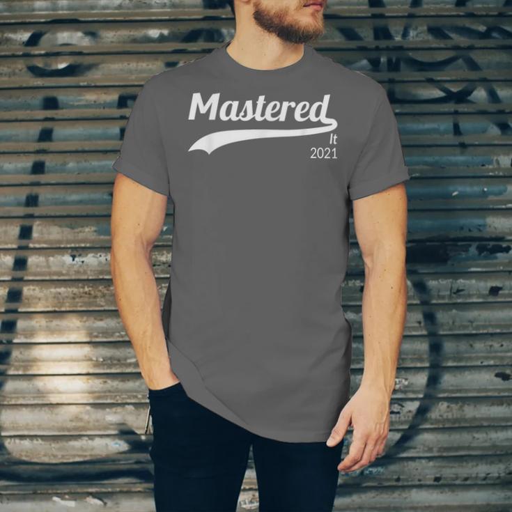 Master's Degree Mastered It 2021 Graduation Unisex Jersey T-Shirt