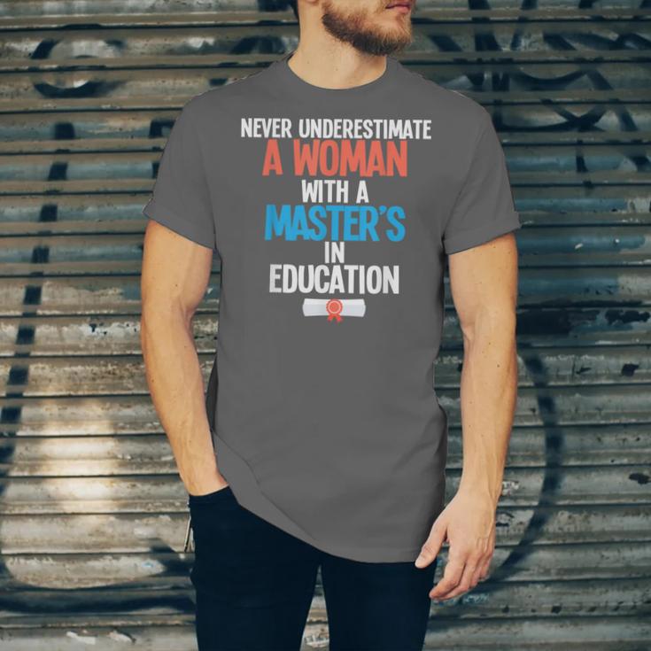 Masters In Education Degree Graduation Women MeD Unisex Jersey T-Shirt