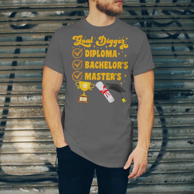 Master's Thesis Passed Goal Digger Master's Graduation Unisex Jersey T-Shirt