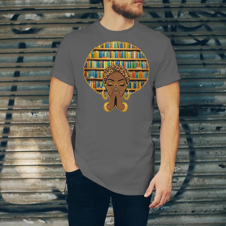 Melanin Afro Women Girl Book Librarian History African Unisex Jersey T-Shirt Melanin Afro Women Girl Book Librarian History African Unisex Jersey T-Shirt