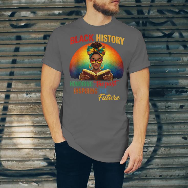 Melanin Honoring Past Inspiring Pride Book Month Unisex Jersey T-Shirt Melanin Honoring Past Inspiring Pride Book Month Unisex Jersey T-Shirt