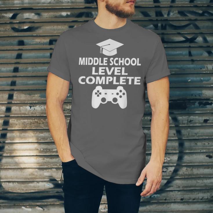 Middle School Level Complete Gamer Graduation Day 2024 Unisex Jersey T-Shirt