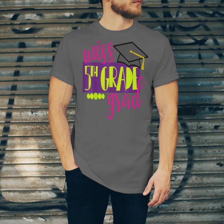Miss 5th Grade Shirt 5 Grad Kids Girl Graduation School Unisex Jersey T-Shirt