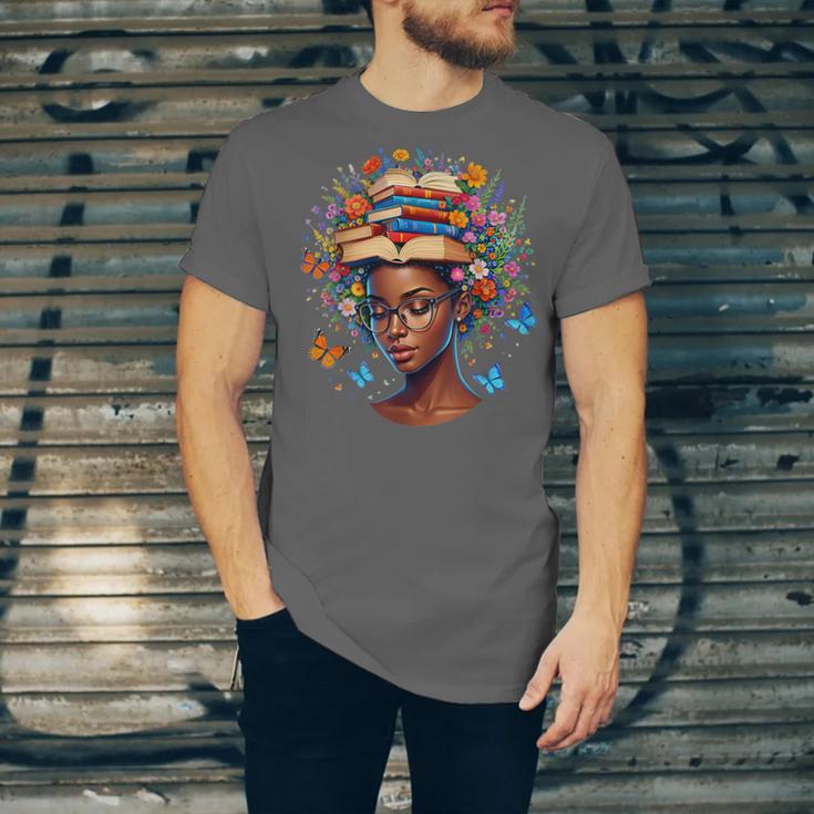 Month Honoring Past Inspiring Pride Melanin Book Unisex Jersey T-Shirt