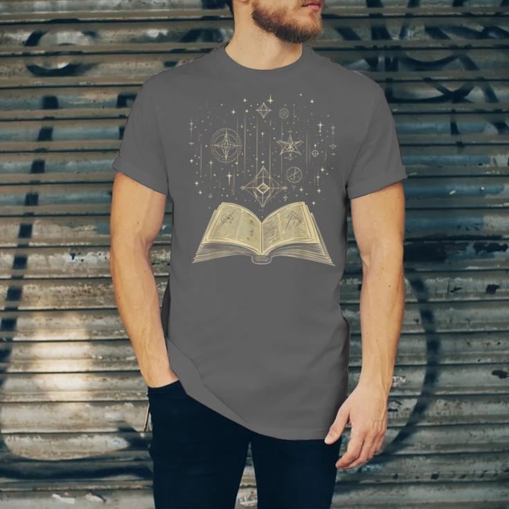 Mystic Astral Lunar Celestial Witch Spell Book Unisex Jersey T-Shirt Mystic Astral Lunar Celestial Witch Spell Book Unisex Jersey T-Shirt