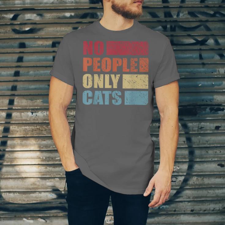 No People Only Cats Introvert Unisex Jersey T-Shirt No People Only Cats Introvert Unisex Jersey T-Shirt