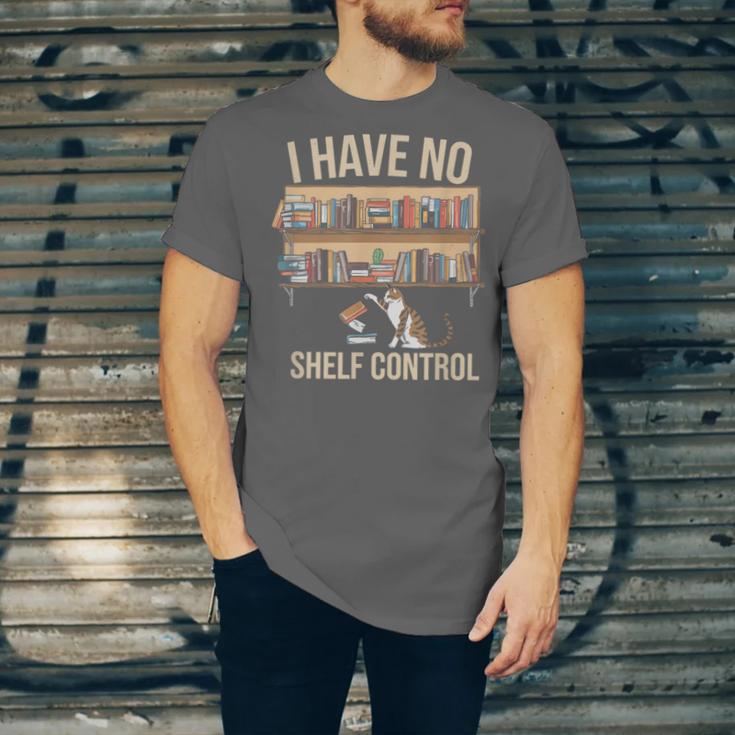 I Have No Shelf Control Book Lover Bookworms Unisex Jersey T-Shirt