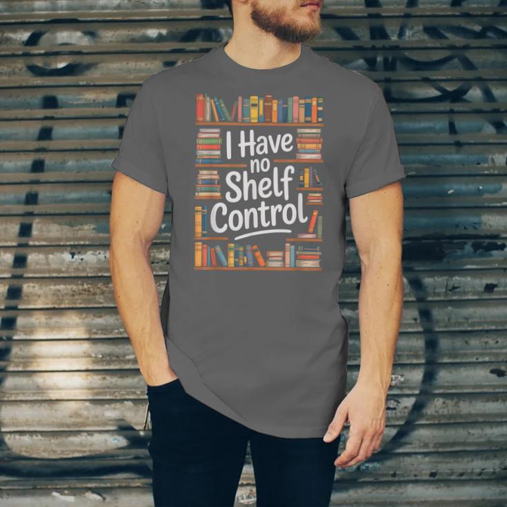 I Have No Shelf Control Book Lovers Vintage Floral Unisex Jersey T-Shirt