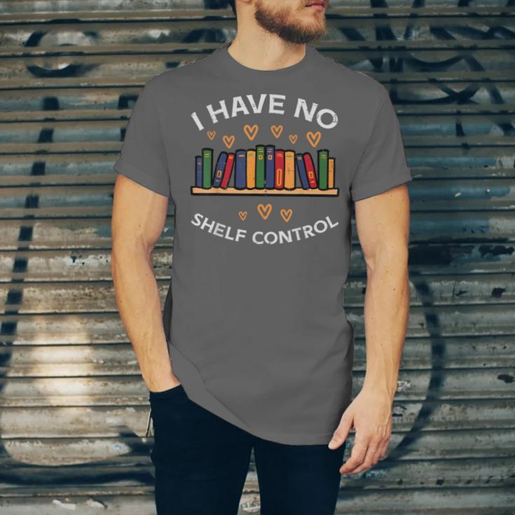 No Shelf Control Read Reading Book Librarian Men Women Kids Unisex Jersey T-Shirt