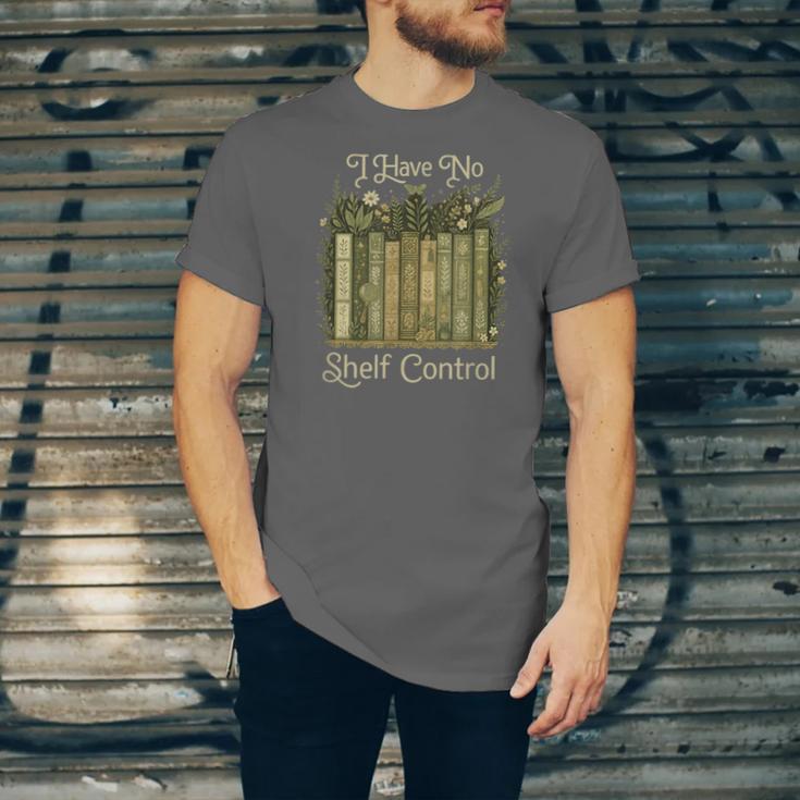 I Have No Shelf Control Vintage Botanical Books Graphic Unisex Jersey T-Shirt