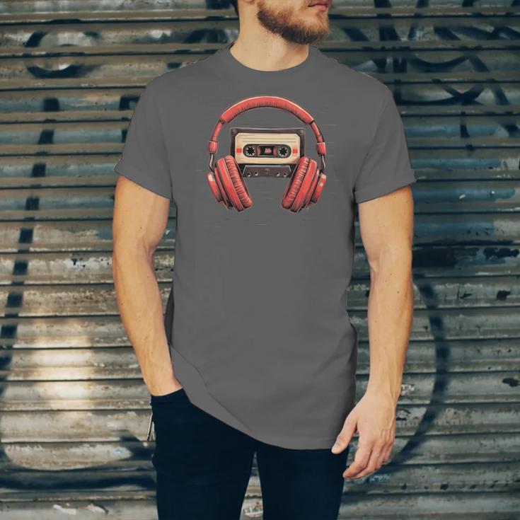 Nostalgia Cassette Men Women 80s 90s Retro Mixtape Tape Unisex Jersey T-Shirt