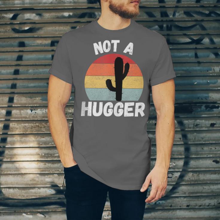 Not A Hugger Cactus Introvert Antisocial Unisex Jersey T-Shirt