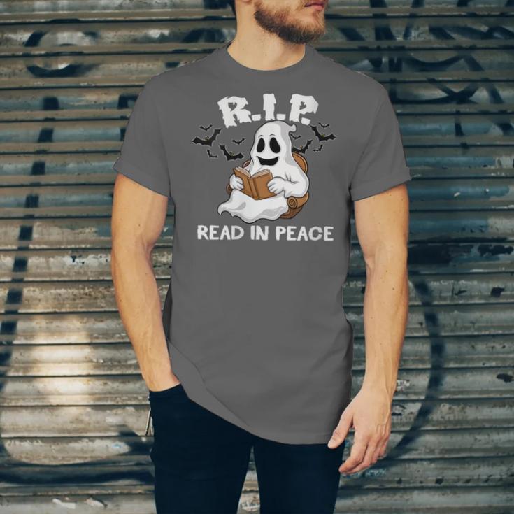 October Reading And Library Awareness Books And Boos Unisex Jersey T-Shirt