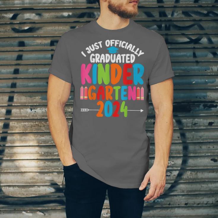 I Officially Graduated Kindergarten Graduation 2024 Unisex Jersey T-Shirt