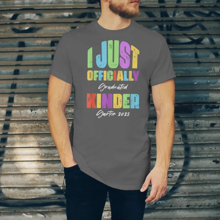 I Officially Graduated Kindergarten Graduation Class Of 2022 Unisex Jersey T-Shirt