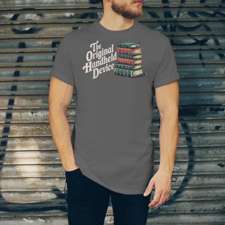 The Original Handheld Device Book Fair Book Lover Unisex Jersey T-Shirt
