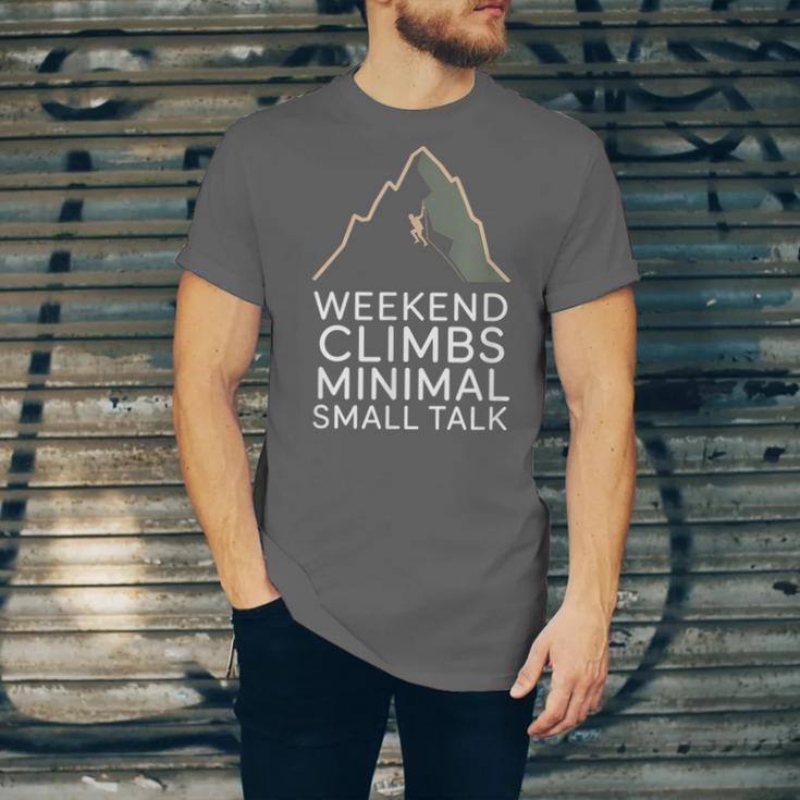 Outdoor Introvert Vibes Weekend Climber Unisex Jersey T-Shirt Outdoor Introvert Vibes Weekend Climber Unisex Jersey T-Shirt