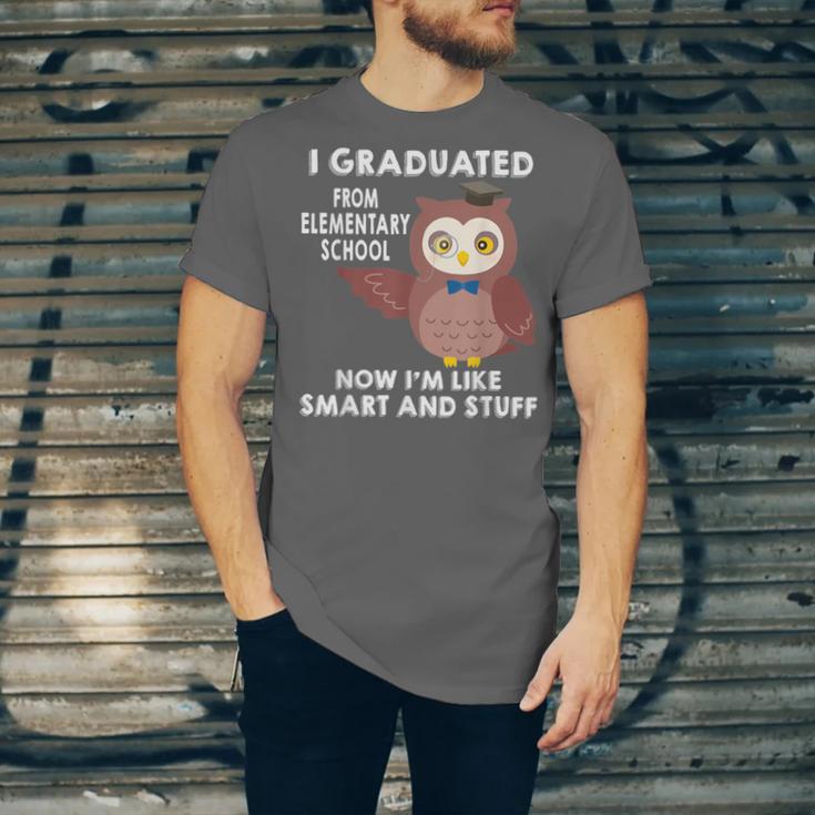 Owl Elementary Graduation Shirt-6th Grade Graduation Unisex Jersey T-Shirt