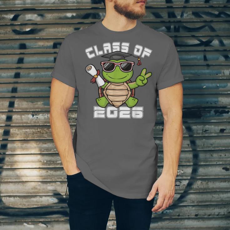 Peace Sign Hand Turtle Class Of 2026 Graduation Unisex Jersey T-Shirt