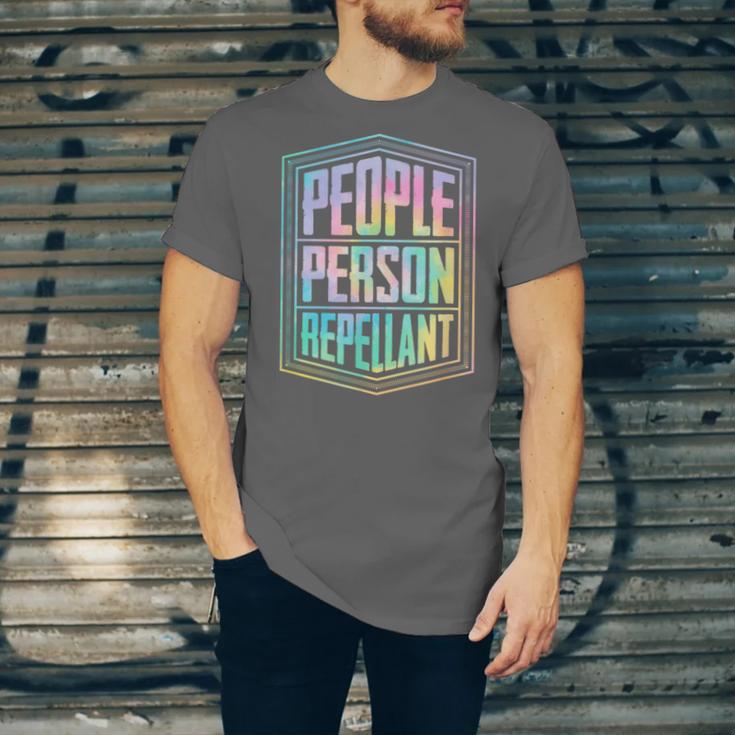 People Person Repellant Antisocial Introvert Unisex Jersey T-Shirt People Person Repellant Antisocial Introvert Unisex Jersey T-Shirt