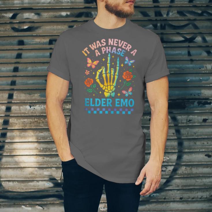 It Was Never A Phase Elder Emo Nostalgia Unisex Jersey T-Shirt It Was Never A Phase Elder Emo Nostalgia Unisex Jersey T-Shirt