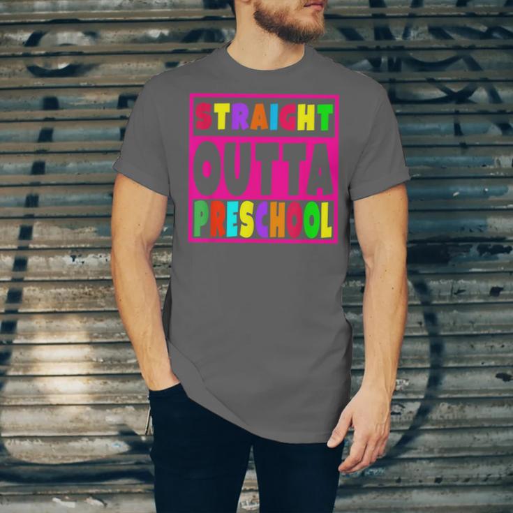 Pink STRAIGHT OUTTA Preschool PRE-K Graduation Unisex Jersey T-Shirt