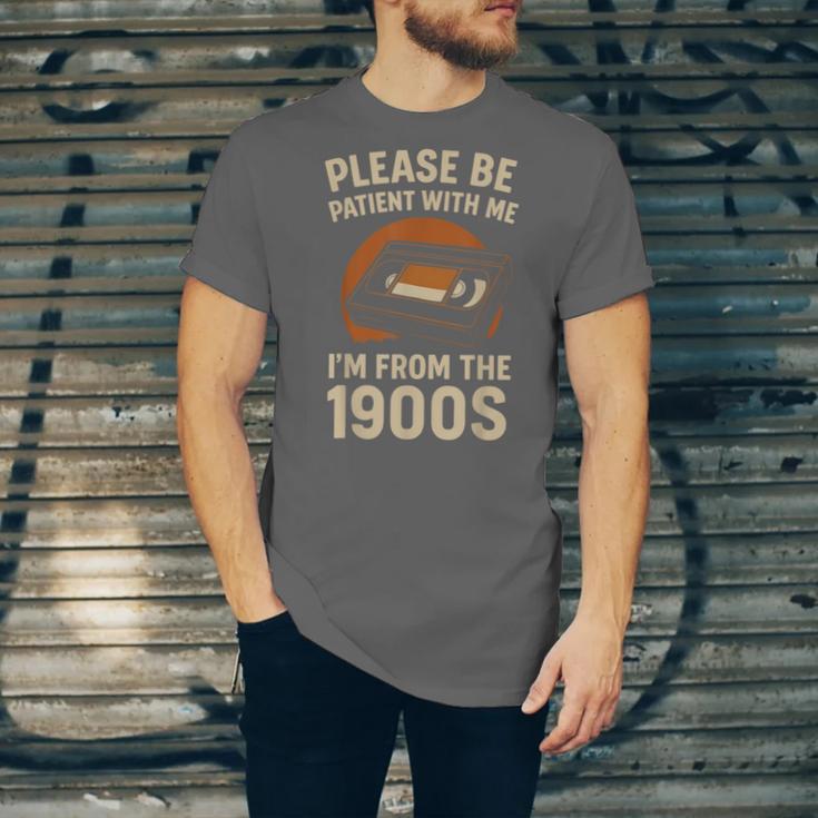 Please Be Patient I'm From The 1900s – Vintage Tape Unisex Jersey T-Shirt