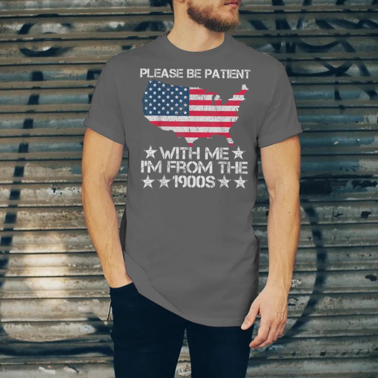 Please Be Patient With Me I'm From The 1900s American Flag Unisex Jersey T-Shirt Please Be Patient With Me I'm From The 1900s American Flag Unisex Jersey T-Shirt
