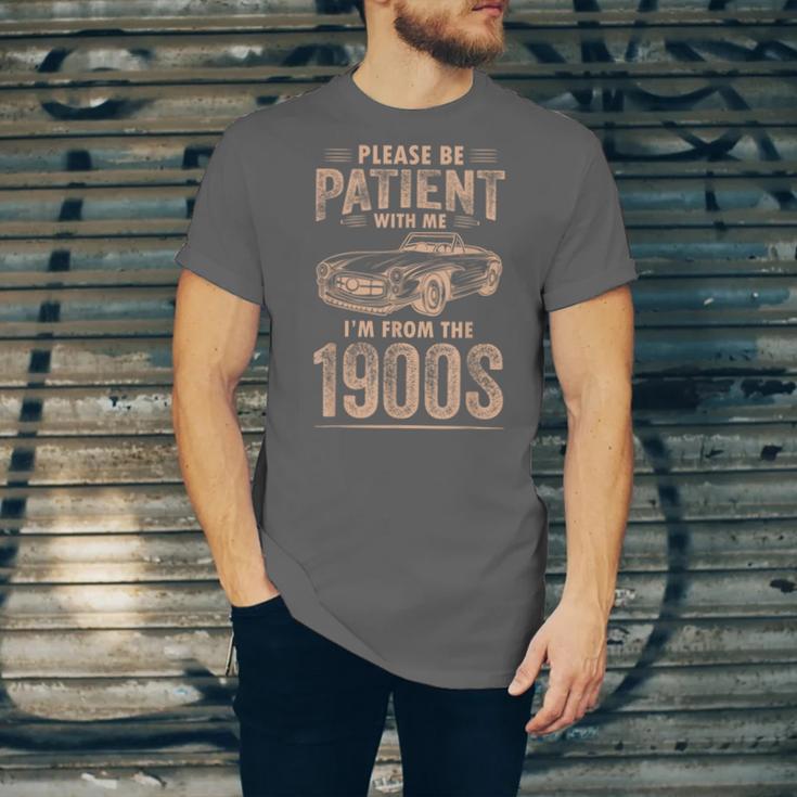 Please Be Patient With Me I'm From The 1900s Car Vintage Unisex Jersey T-Shirt