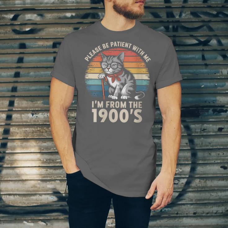 Please Be Patient With Me I'm From The 1900s Cat Unisex Jersey T-Shirt Please Be Patient With Me I'm From The 1900s Cat Unisex Jersey T-Shirt