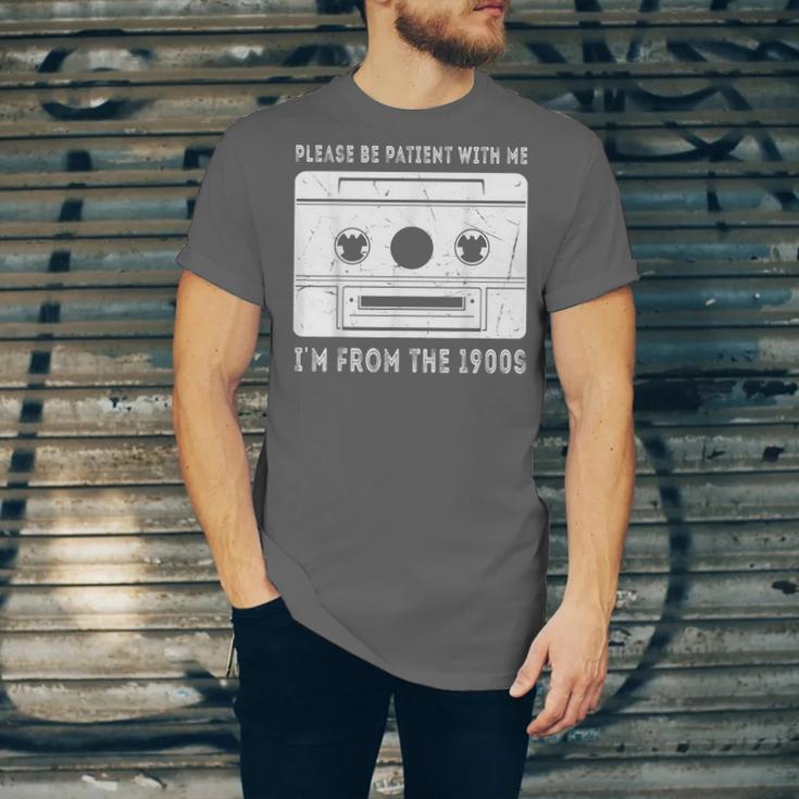 Please Be Patient I'm From The 1900s Cowboy Saying Unisex Jersey T-Shirt