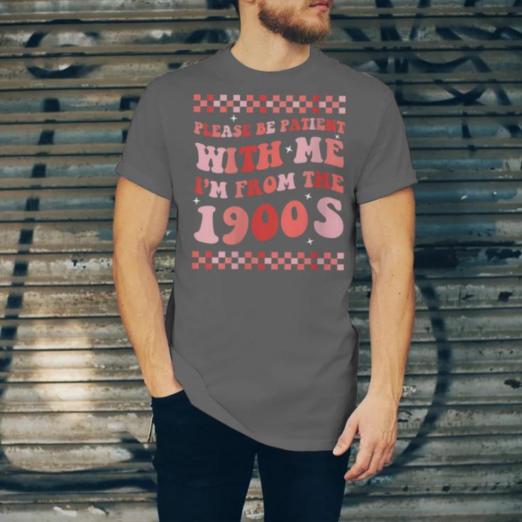 Please Be Patient With Me I'm From The 1900s Cute Boho Mom Unisex Jersey T-Shirt