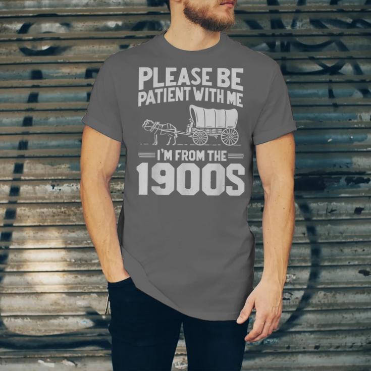 Please Be Patient I'm From The 1900s Over The Hill Unisex Jersey T-Shirt