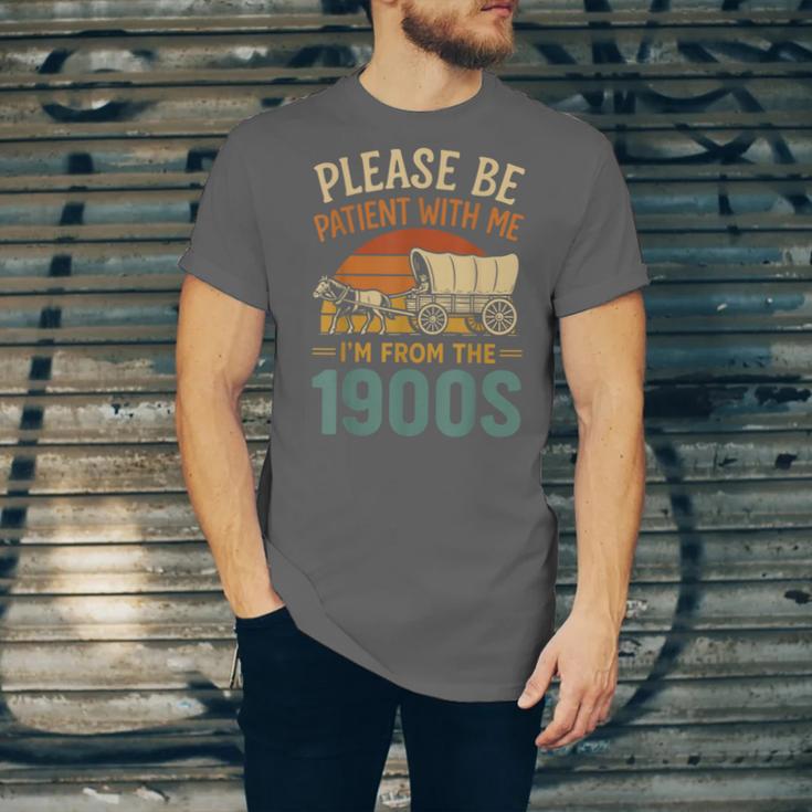 Please Be Patient I'm From The 1900s Humor Unisex Jersey T-Shirt