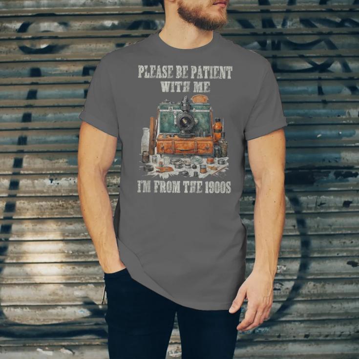 Please Be Patient With Me I'm From The 1900s Photographer Unisex Jersey T-Shirt
