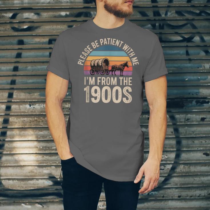 Please Be Patient With My I'm From The 1900s Retro Unisex Jersey T-Shirt
