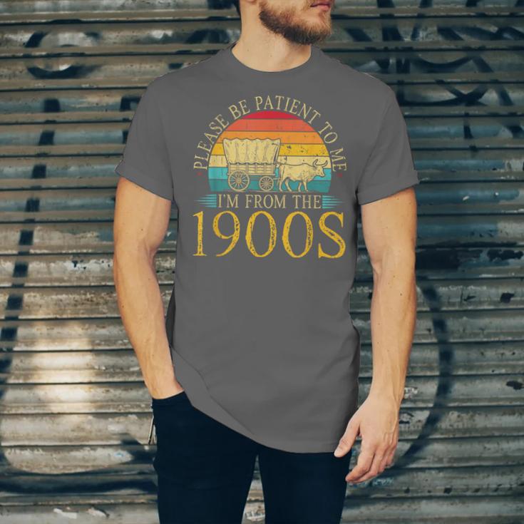 Please Be Patient To Me I'm From The 1900s Retro Vintage Unisex Jersey T-Shirt