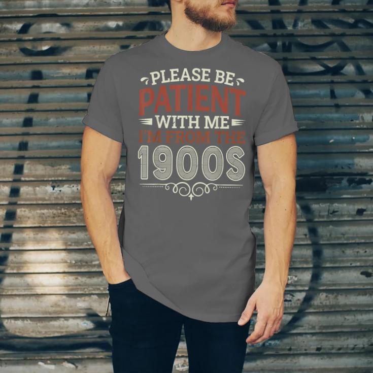 Please Be Patient With Me I'm From The 1900s Vintage Style Unisex Jersey T-Shirt