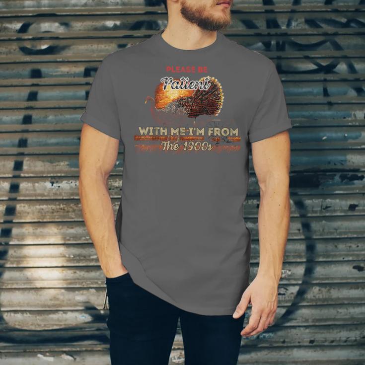 Please Be Patient With Me I'm From The 1900s Vintage Turkey Unisex Jersey T-Shirt